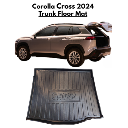 Toyota Corolla Cross Trunk Mat Liner, TPE Plastic | Model 2023-24