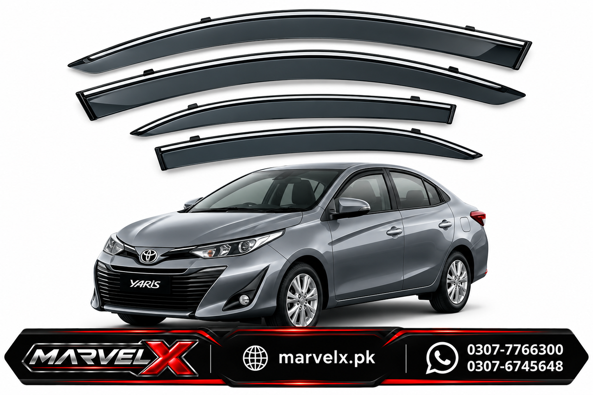 Toyota Yaris TXR Air Press Sun Visor With Chrome - Model 2020-2022