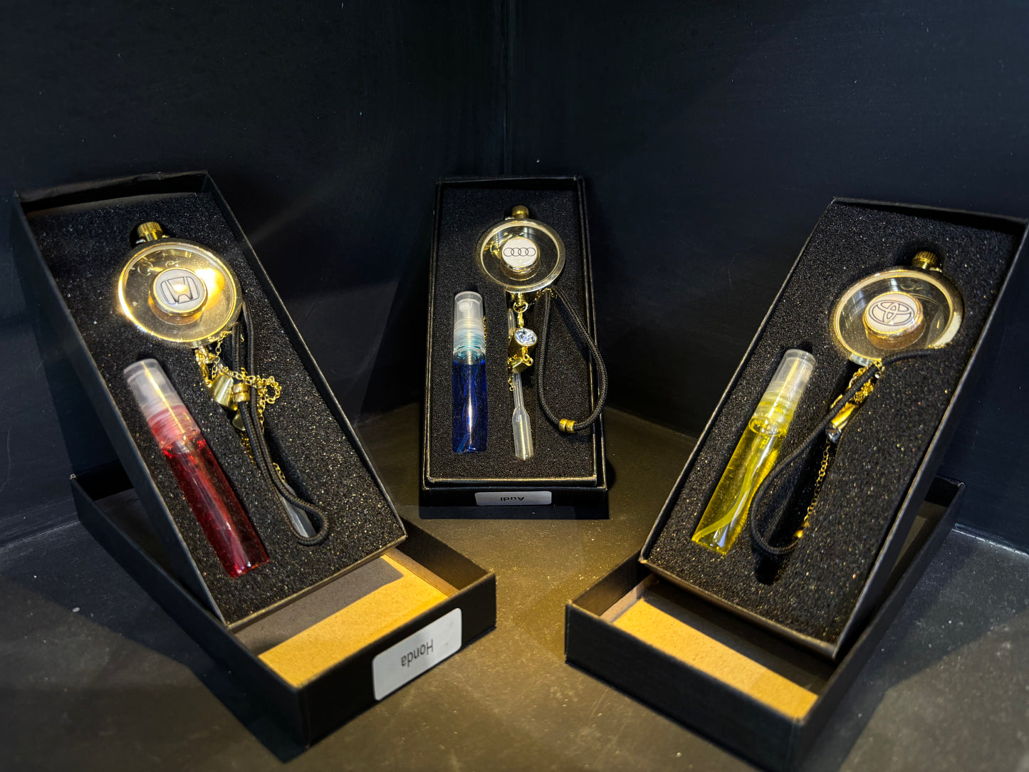 Premium Hanging Perfume with Car Logo