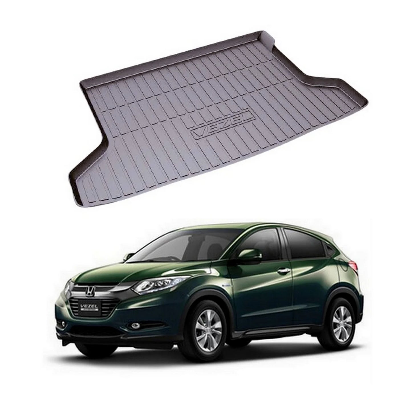 Honda vezel pvc trunk mats