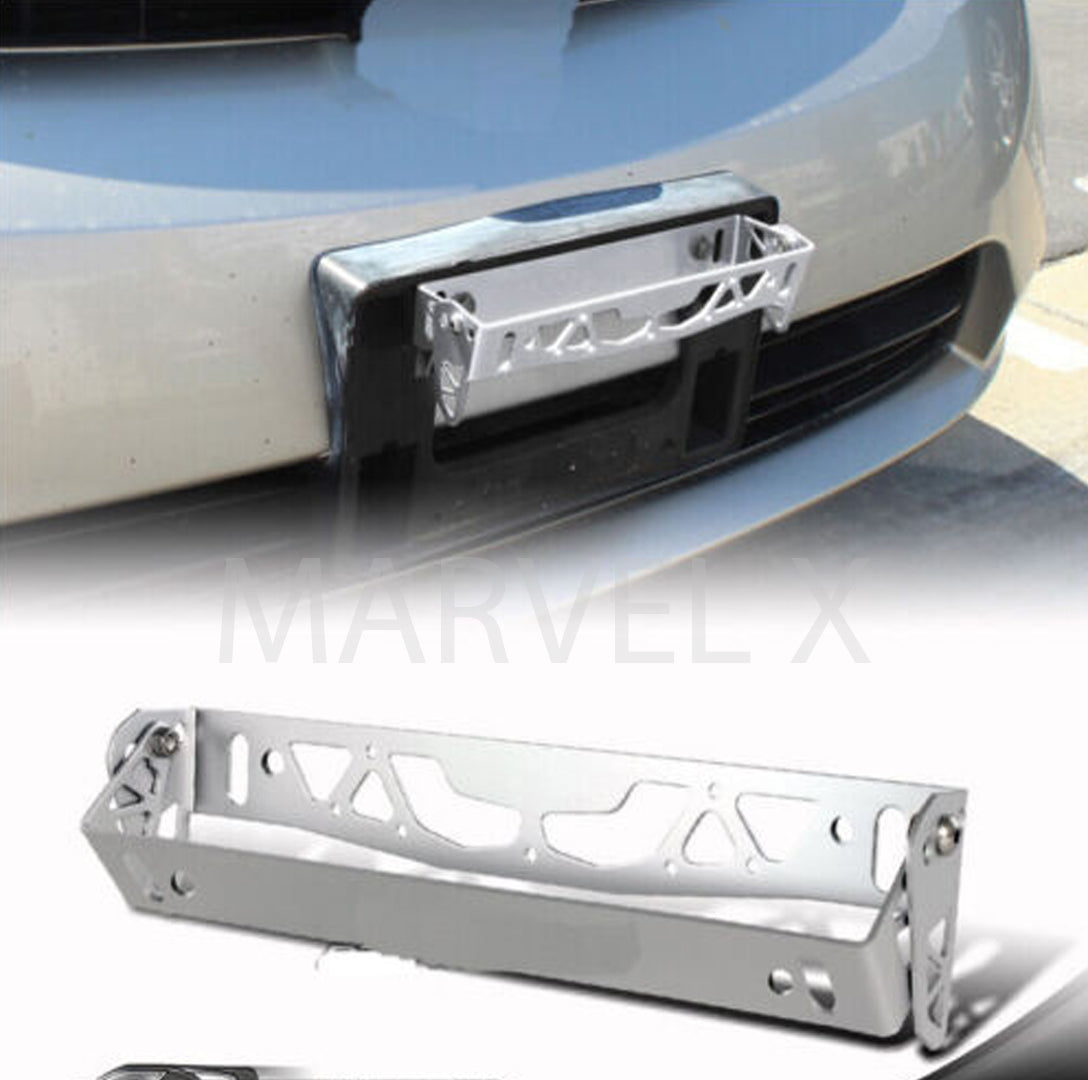 Steel Number Plate License Plate Tilter Red