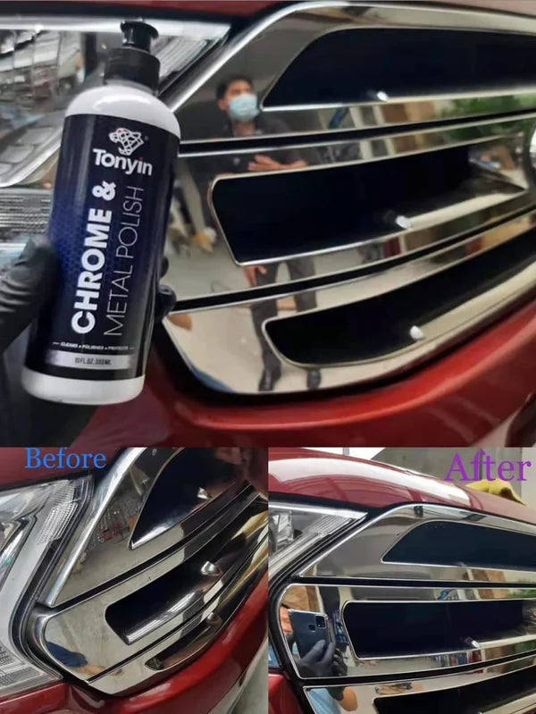 CHROME & METAL POLISH 300ML