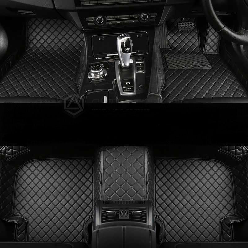 DFSK Glory 9D Floor Mats Black With Black Grass 4 Pcs - Model 2021-2024
