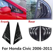 Honda Civic Reborn Carbon Fiber Front Quarter Louver 2006 - 2011