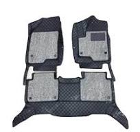 MG ZS 9D Floor Mats Black With Grey Grass 3 Pcs - Model 2020-2022