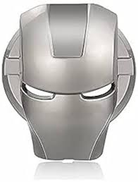 Ironman Metal Push Start / Stop Button Cover - Silver