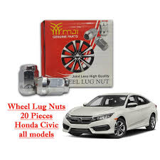 Wheel Lug Nuts - 20 Pieces for Honda CIVIC (all Models)
