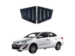 Toyota Yaris Glossy Black Quarter Louvers