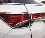 Toyota Fortuner Chrome Taillights Cover