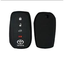Toyota Fortuner Push Start PVC Silicone Protection Key Cover 4 Buttons - Model 2017-2021
