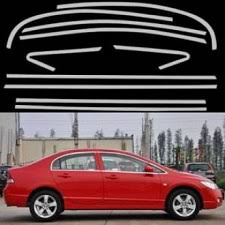 Honda Civic Reborn Chrome All Window Trim