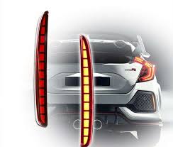 Honda Civic Type R & Si Rear Bumper DRL Reflector