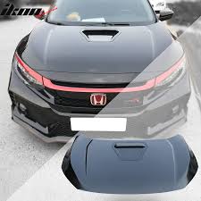 Honda Civic Type R Style Steel Hood