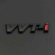 Corolla Fender Emblems DUAL VVTi Black - Model 2014 - 2023