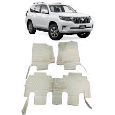 Prado 7D Floor Mats in Beige Color