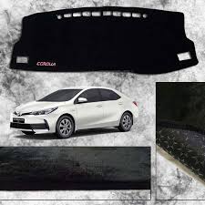 Toyota Corolla Dashboard Velvet Matt For Protection - Black