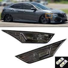 Honda Civic Side Fender Marker Lamp LED DRL For 2016 - 2021