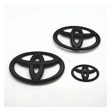 Corolla X Front And Back Carbon Fiber Logos 2014 - 2023