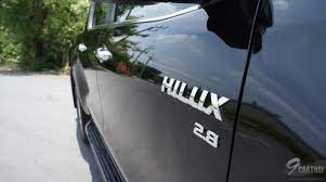 Toyota Hilux Revo Doors Black Emblems HILUX - 2.8 - D-4D