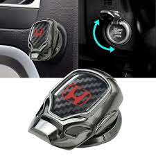 Honda Black Ironman Style Push Start / Stop Button Cover