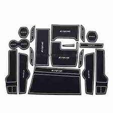 Honda Civic Anti Slip White Interior Mats For 2016 2017 2018 2019 2020 2021