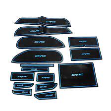 Honda City Anti Slip PVC Interior Red Mats For 2021 2022