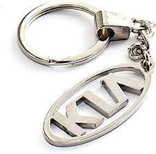 KIA Metal Keychain Keyring - Chrome