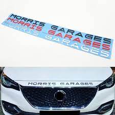 Black Bonnet Letters MG Morris Garages - MG Letter Logo