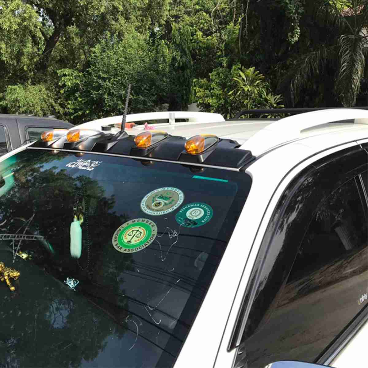 Toyota Hilux Revo Front Roof LED Spoiler Hummer Style