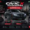 Honda Civic X Accessories in Pakistan: 2016–2021