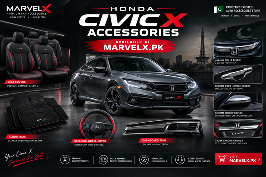 Honda Civic X Accessories in Pakistan: 2016–2021