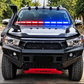 8 Bar LED Police & White Light For Dashboard