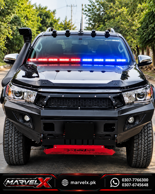 8 Bar LED Police & White Light For Dashboard
