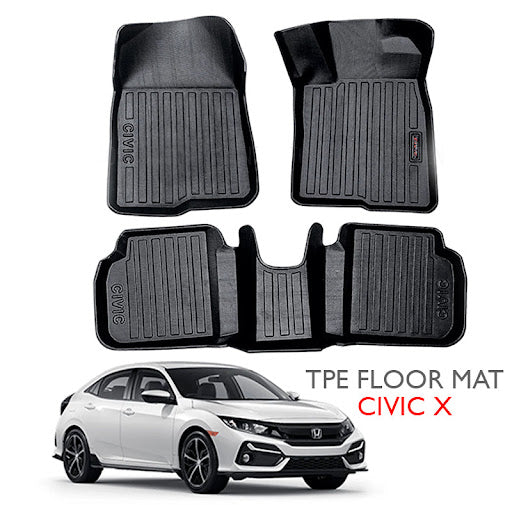 TPR Mat 3P Civic 2018 Black