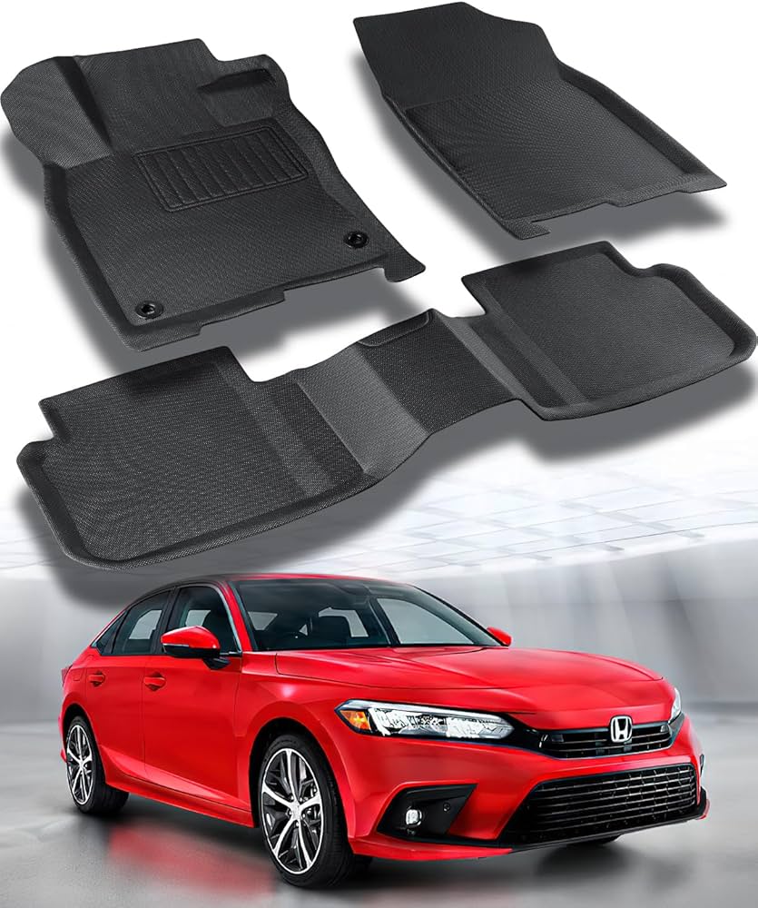 TPR 3P Civic 2022 Mat Black Sim