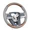 Steering Wheel Fj300 Black + Coffe wood Complete China