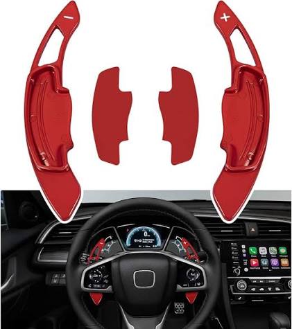 CIVIC X RED PEDAL SHIFTER