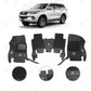 Toyota Fortuner 9D Floor Mats Beige With Beige Grass 4 Pc - Model 2017-2022