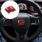 Steering Logo Honda Red