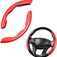 Universal Carbon Fiber Anti Slip Steering Wheel Easy Grips Trims New Style