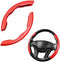 Universal Carbon Fiber Anti Slip Steering Wheel Easy Grips Trims New Style