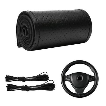 STEERING COVER LEATHER BOX
