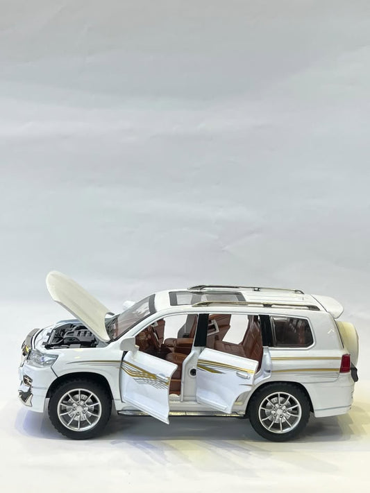 Toyota Prado White With Smoke