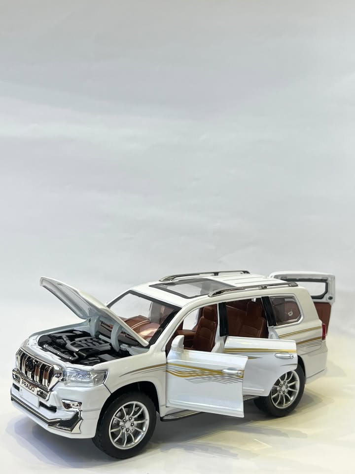 Toyota Prado White With Smoke