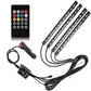 Car Atmosphere Ambient Multi Color Light With Remote For Interior - 7 Color