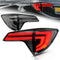Honda Vezel Running LED DRL Tail Lights - Smoke - Model 2013 - 2020