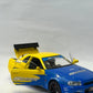 Nissan GTR R34 Yellow/Blue