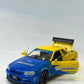 Nissan GTR R34 Yellow/Blue