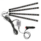 Car Atmosphere Ambient Multi Color Light With Remote For Interior - 7 Color