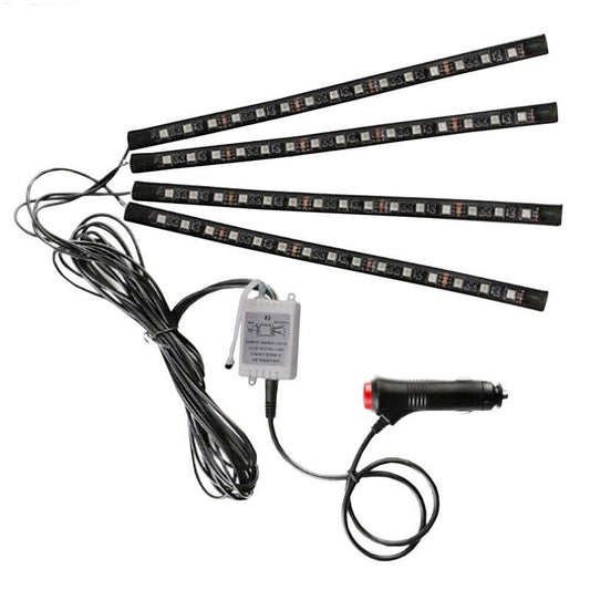 Car Atmosphere Ambient Multi Color Light With Remote For Interior - 7 Color